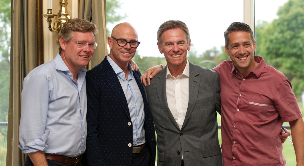 Photo of Brian Murray, Ian Leggatt, Michael O'Byrne, and Gord Cudney