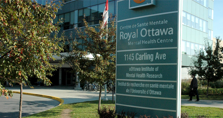 Outdoor sign at The Royal on Carling Campus