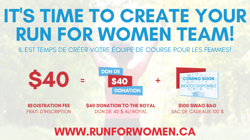 Create your Run for Women team!