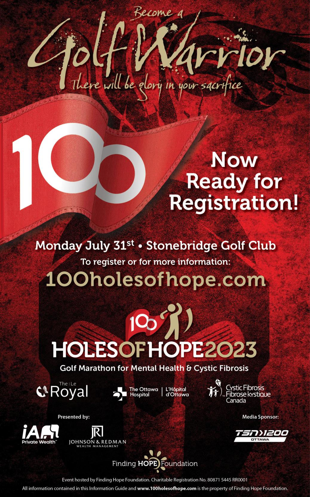 100 Holes of Hope Poster