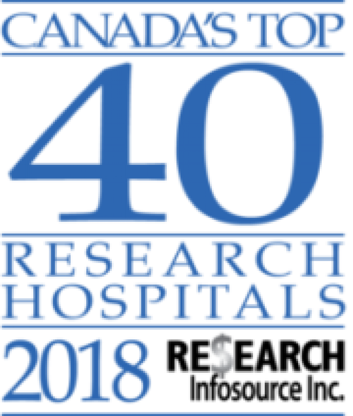 Canada's Top 40 Research Hospitals of 2018
