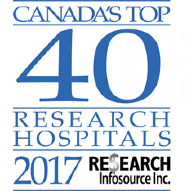 Canada's top 40 research hospitals for 2017