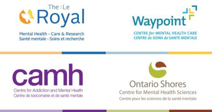 The Royal, Waypoint, CAMH, and Waypoint's Logos