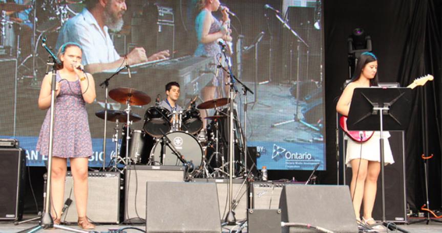 Watercolours Band Performing at RBC Bluesfest