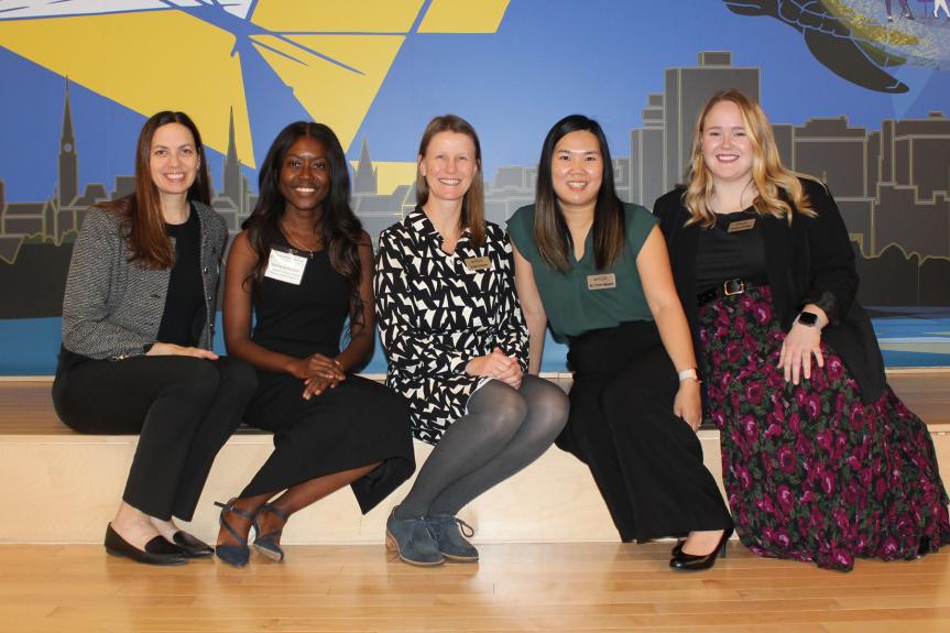 Dr. Jennifer Phillips, Patricia Burhunduli, Jessica Drodge, Dr. Tram Nguyen, and Katie Dinelle.