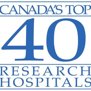 Canada's Top 40 Research Hospital logo