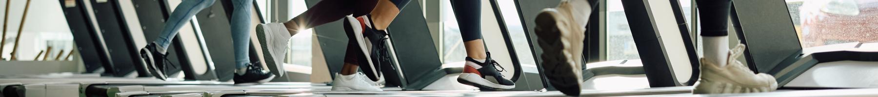 Researchers explore how exercise supercharges rTMS for treatment-resistant depression Close up of feet on a treadmill