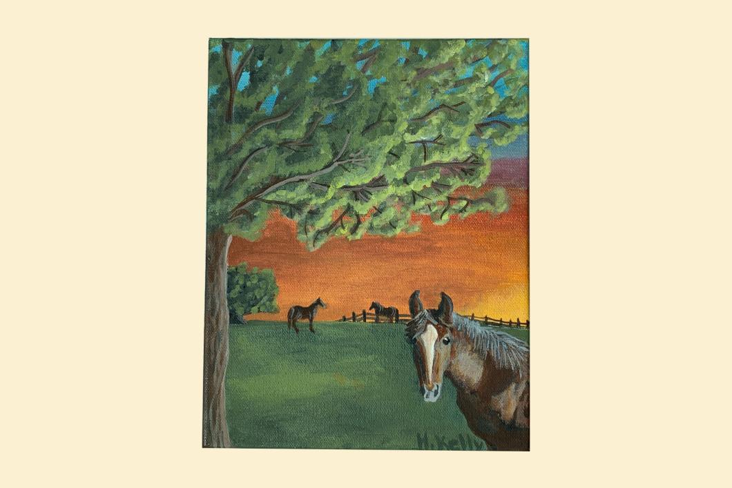 The Ranch, by Helen Kelly (10” x 8”) | $95