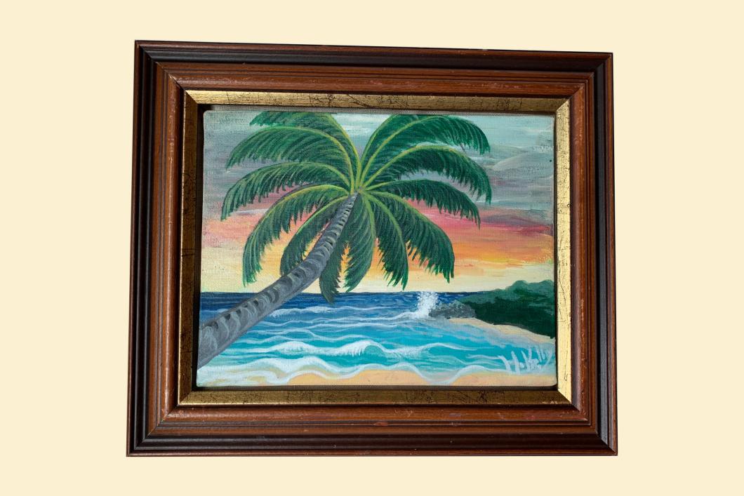 Caribbean Sunset, by Helen Kelly (11” x 12”) | $35