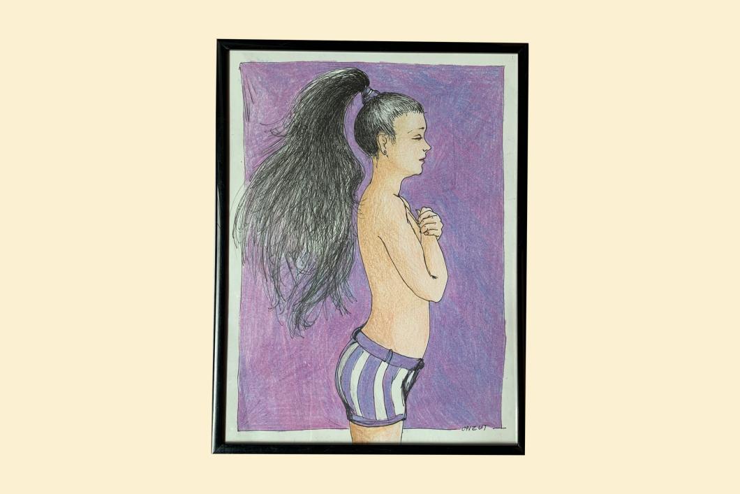 Ponytail, by OPIZUT (9” x 12”) |$60