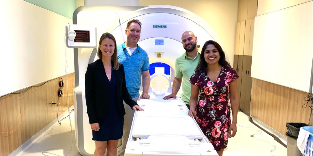 Members of the Cardio-Neuro-Mind Data Platform (CNMDP) team: Katie Dinelle, Christie Aguiar, Owen Clarkin, and Rami Hamati.